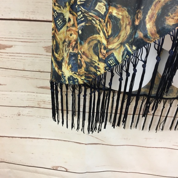 Ladies Dr Who Kimono Open Front A1 25 - Picture 3 of 8